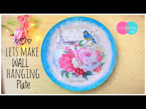 Video: How To Make Decoupage On A Plate