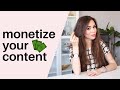 How To MONETIZE Your Content Like A Pro In 2019 // Kimberly Ann Jimenez