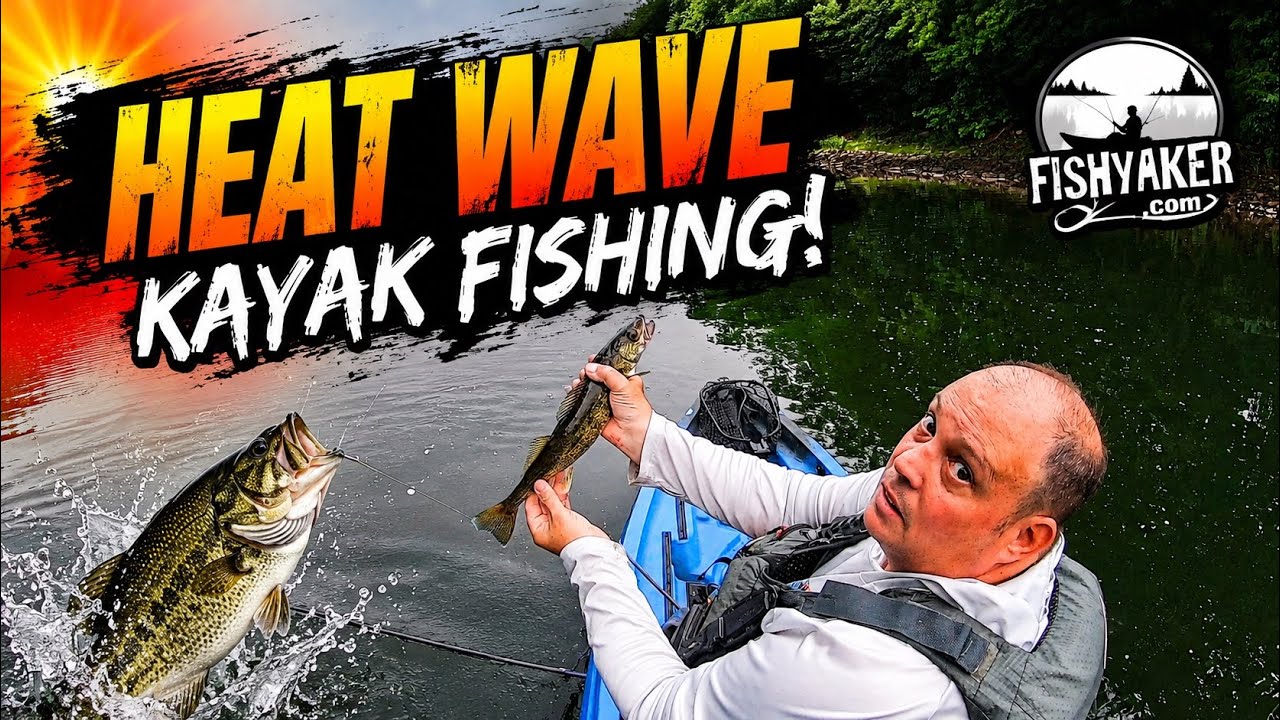 Heat Wave Kayak Fishing! #bassfishing