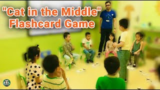 376 - ESL Circle Game | Cat in the middle | Flashcard Cup Game