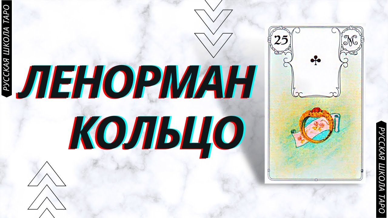 Кольцо крест ленорман