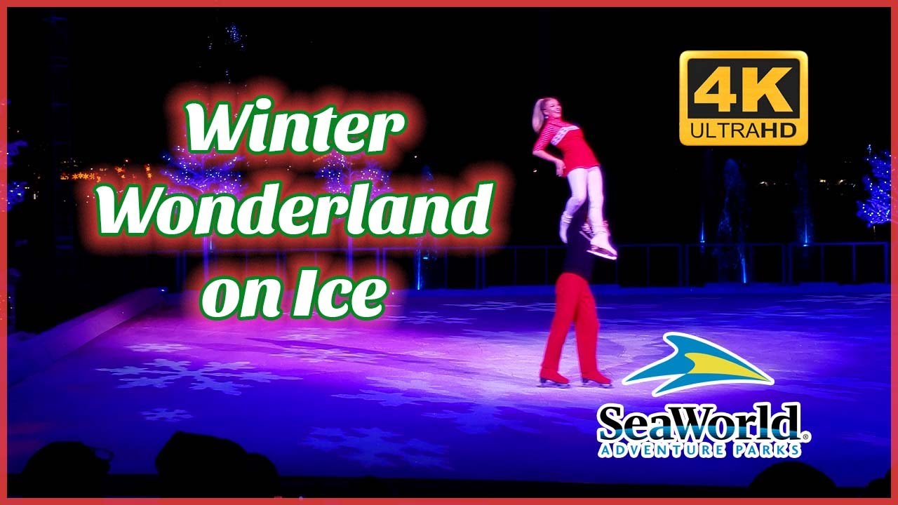 Winter Wonderland on Ice | SeaWorld Christmas Celebration | Orlando FL | 4K