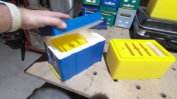 3d printed mini mating nuc honey supper more space