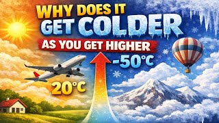 Why Does It Get Colder as You Go Higher? 🌬️❄️ The Real Science Explained