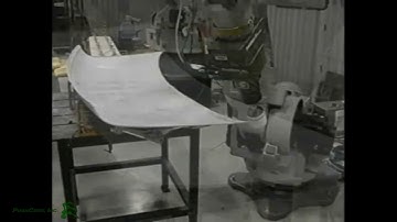 Deflashing | Fiberglass Car Hood | AFD & STC | End Of Arm Robotic Tooling