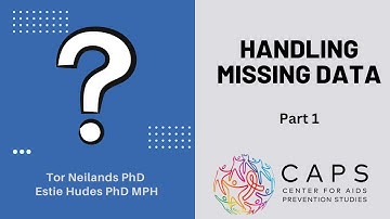 Handling Missing Data Part 1
