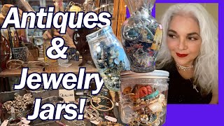 Exploring Houston For Vintage Treasures: Jewelry Jars & Sterling Galore!