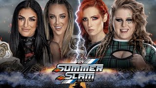 WWE 2K24 Sonya Deville & Chelsea Greene Vs Becky Lynch & Piper Niven | Summerslam | Universe Mode