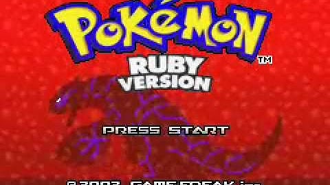 Pokemon Ruby Version Intro