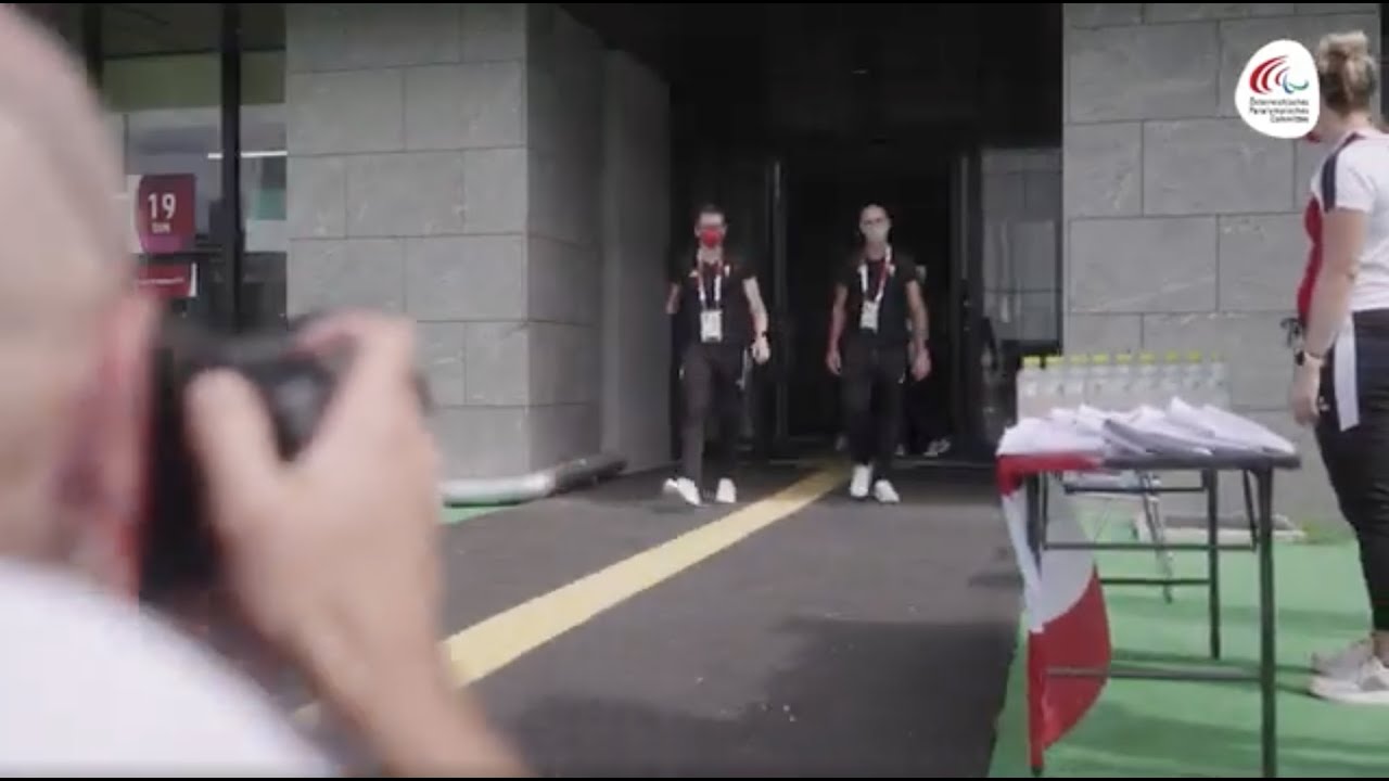 Anreise des Paralympic Team Austria nach Tokyo