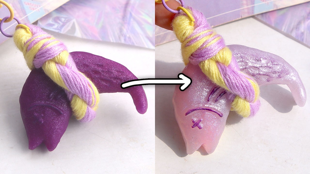 (sub)🔥폭염과 함께 녹는 중…🐟💦온도 체크를 하는 신기한 키링이 있다?! 액막이 명태 만들기