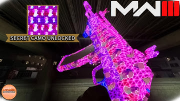 HOW TO UNLOCK SYNTH BUST CAMO (SECRET) - MW3