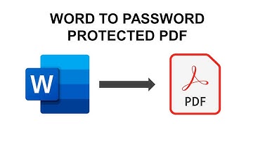 How to Convert Word to PDF (Password Protected) | Microsoft Word #Word #PDF #WordToPDF #Tips&Tricks