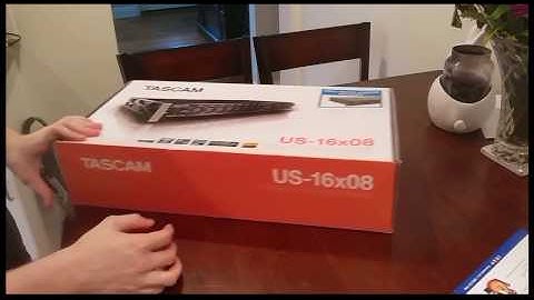 Tascam 16X08 Unboxing & First Impressions