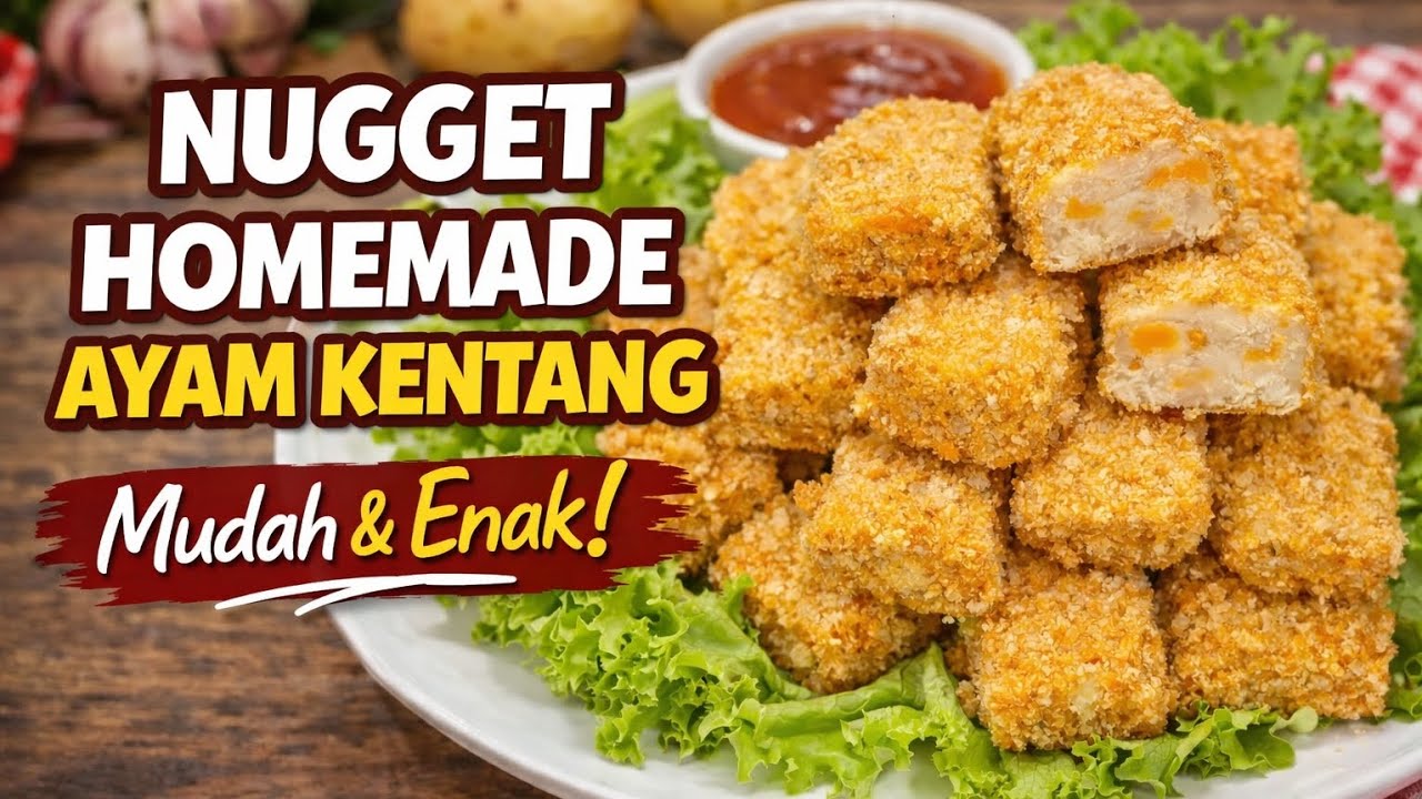 Nugget Ayam Kentang Homemade Super Lembut & Gurih!#dapurmamanaca 
