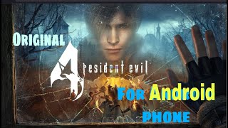 ORIGINAL Resident Evil 4 on ANDROID PHONES!!!100% Working with test screenshot 3