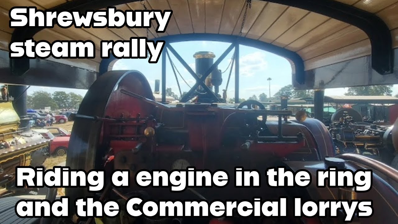 Going on a Fowler at Shrewsbury steam rally, Monday 2025.