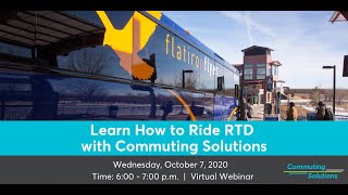 Learn how to ride RTD in Broomfield and throughout the Denver Metro Region