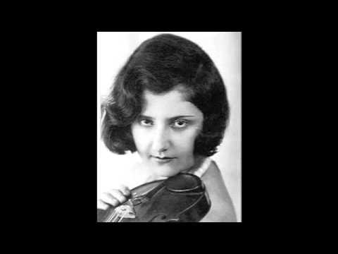 Bach, "Double" Violin Concerto in d minor Mov II (Arnold and Alma Rosé) 1928