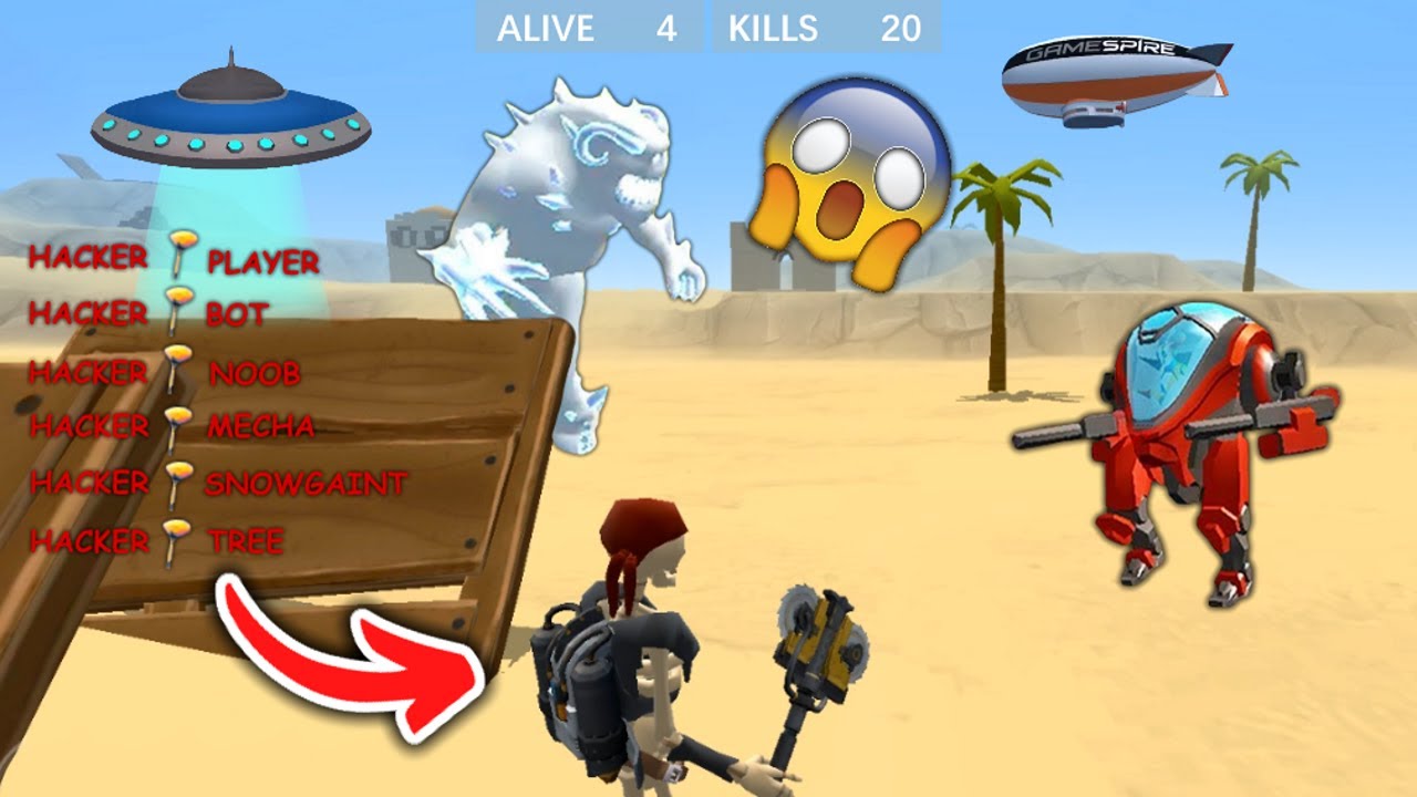 Agian HACKERS in Rocket Royale😱😂