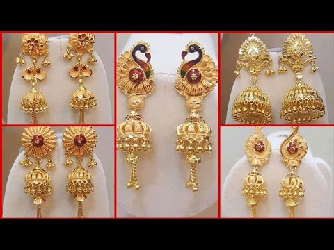 new jhumka gold design 2021