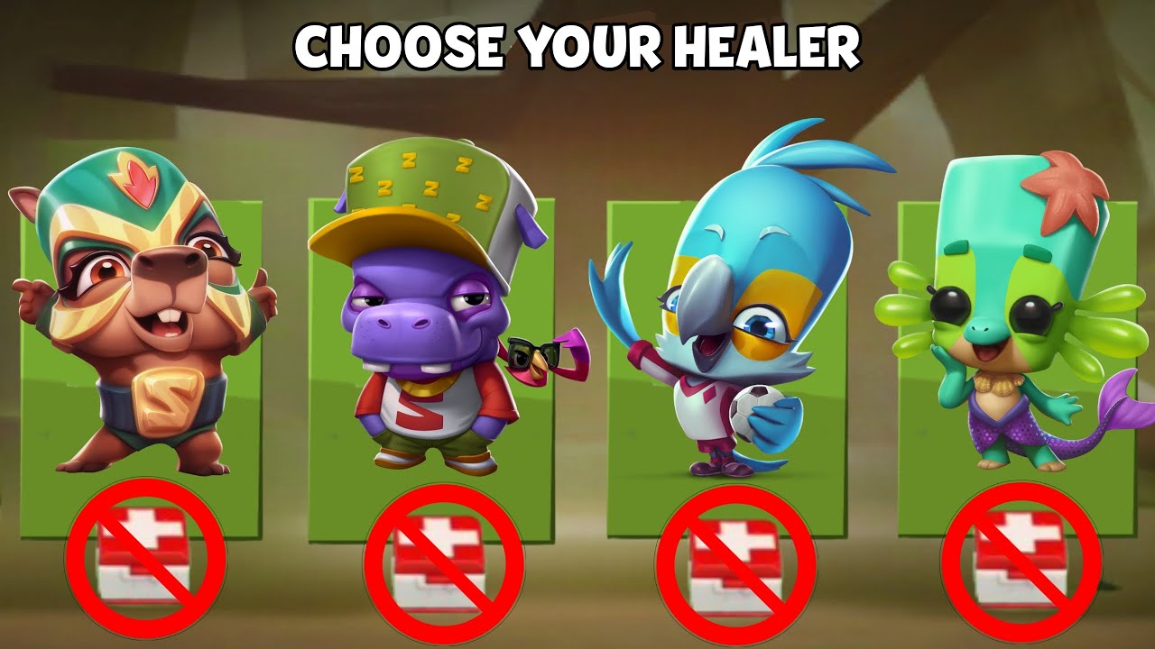 Which Healer can Win Without Health Kit 🤔 | Zooba