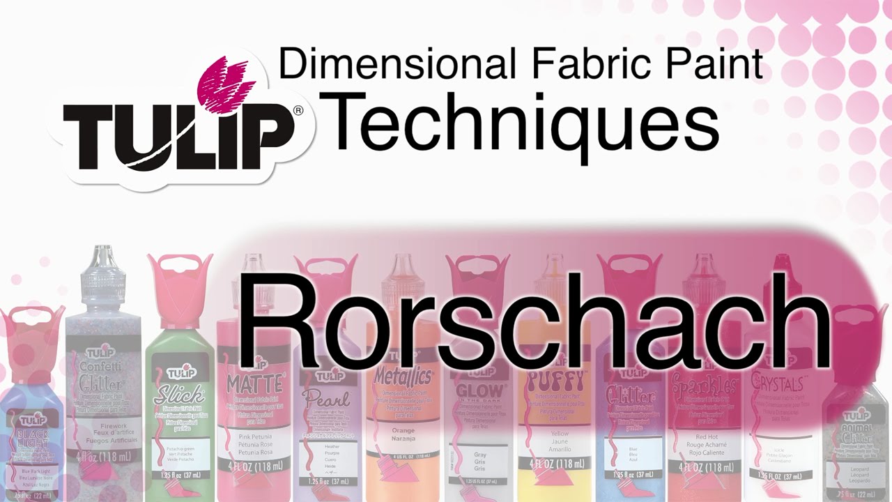 How To Rorschach Dimensional Paint Technique