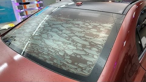 The WORST Old Tint Removal - How to Remove Bubbled Window Tint