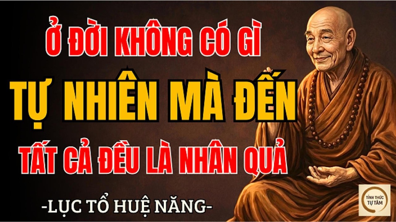 Lục Tổ Huệ Năng - Ở Đời Không Có Điều Gì Tự Nhiên Mà Đến - Tất Cả Đều là Nhân Quả | Nghe Để Tỉnh Ngộ