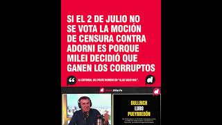 La posibilidad de una moción de censura a Manuel Adorni