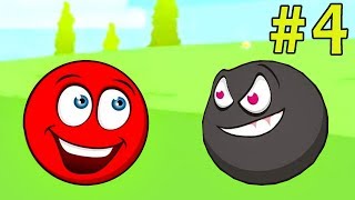 Несносный КРАСНЫЙ ШАР спасает любимую #4. Мультик ИГРА Red Ball 3 на Игрули TV