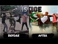 Justice  before and after justice shortfilm  after editing justice and before editing justice