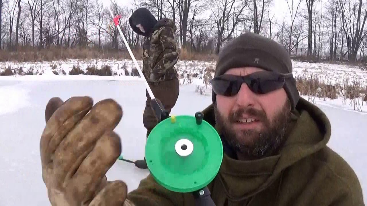 Ice Fishing With The Schooley Spring Bobber Pole You Schooley Spring Bobber Pole