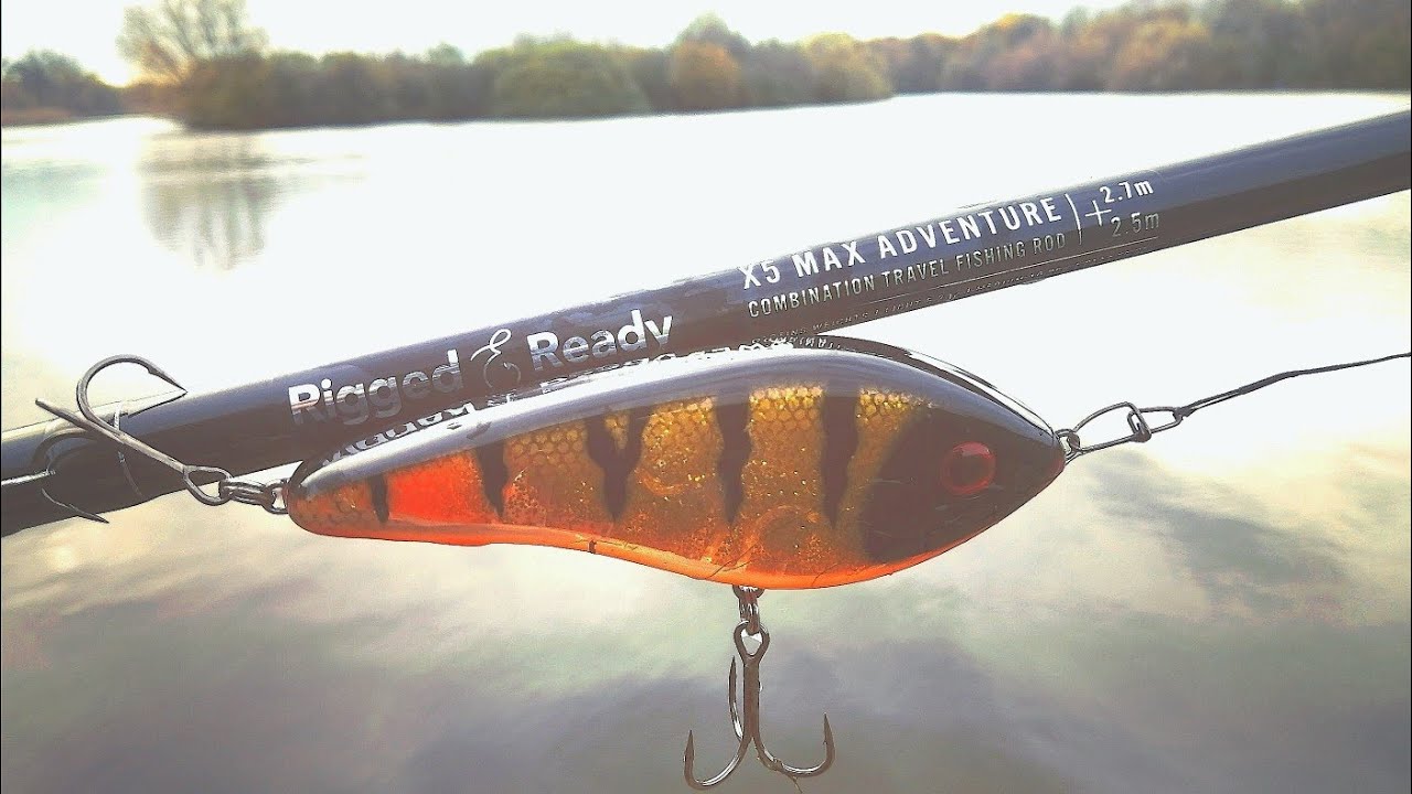 MY FIRST TIME LURE FISHING FOR PIKE USING THE RIGGED & READY X5 MAX ROD