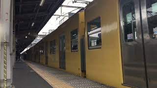 西武2000系2027F+2505F?が上石神井駅を発車するシーン！