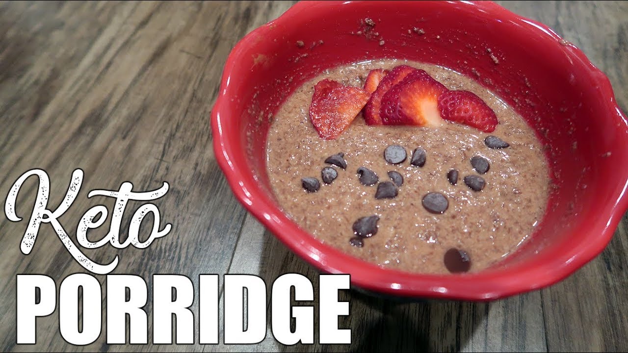 Keto "Noatmeal" Chocolate Peanut Butter Porridge