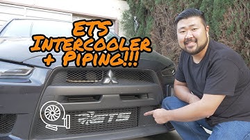 ETS Intercooler and Piping install for Evo X!!!