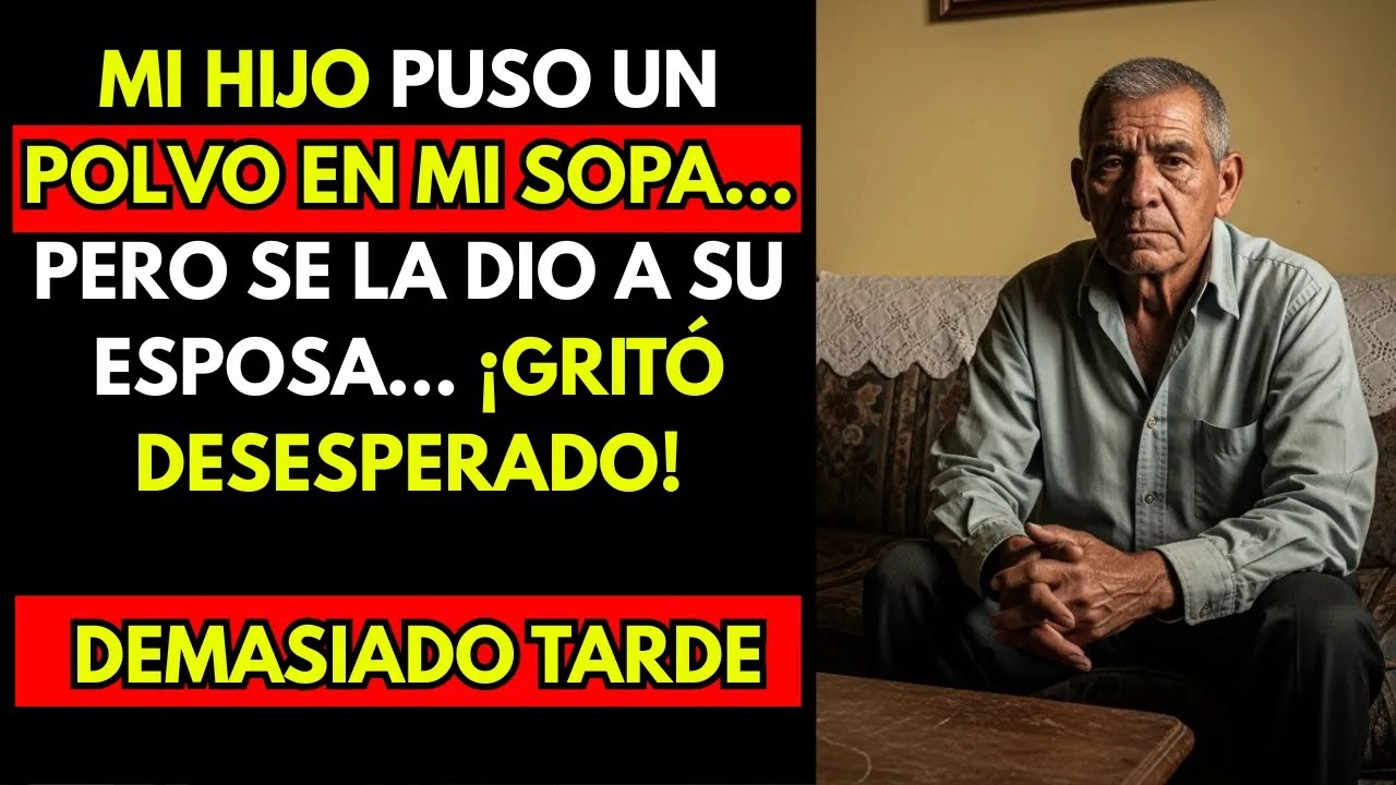 MI HIJO PUSO UN POLVO EN MI SOPA… PERO SE LA DIO A SU ESPOSA… ¡GRITÓ DESESPERADO! DEMASIADO TARDE