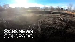 10 acre fire in Thornton spread during strong winds in Denver metro area
