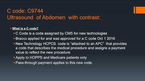 CEUS  Billing, Reimbursement and CPT Codes Ultrasound Video Lecture