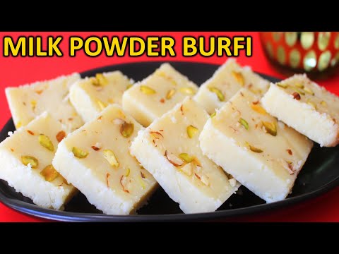 Milk Powder Burfi Recipe | Easy Burfi Recipe | Diwali Sweets Recipe | How to Make Milk Powder Burfi