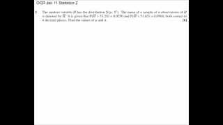 Distribution of sample means