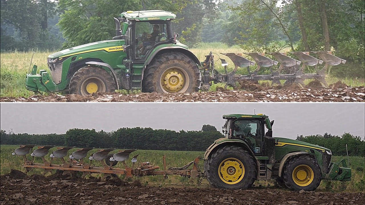 JD - 8R 370 & New 8R 410 + Moro-Aratri | Team Garavelli | Plowing 2024