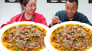 Change Yan to make simple and delicious sour soup fat cow  sour and refreshing appetizing super ric by 陕北改艳 7,413 views 3 weeks ago 10 minutes, 18 seconds