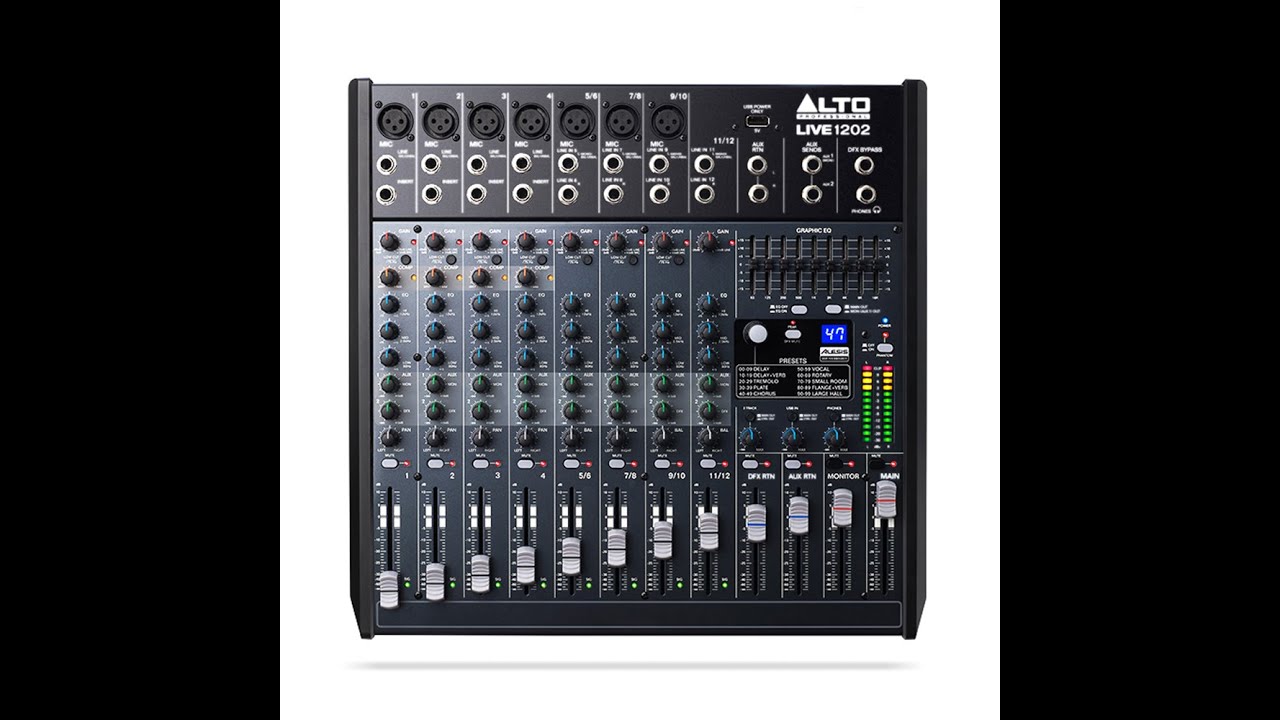 Alto Live 1202 12 Kanal Analog Mikser