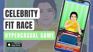 Celebrity Fit Race 🙌🏻💃🏻⭐ Gameplay, iOS, Best Mobile Games screenshot 2
