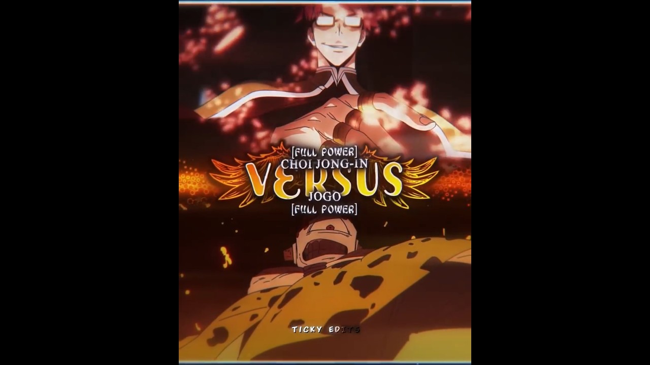 Choi Jong-In VS Jogo | Solo Leveling VS Jujutsu Kaisen | AE x AM