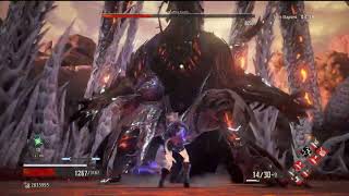 Code Vein - Hellfire Knight [10] Solo No-Damage, No-Item (Hitting with bayonet)