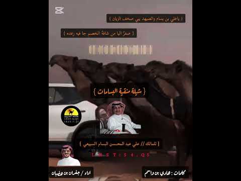 شيلة منقية البسامات للمالك علي عبد المحسن البسام السبيعي كلمات هادي بن واسم اداء جفران بن هضبان