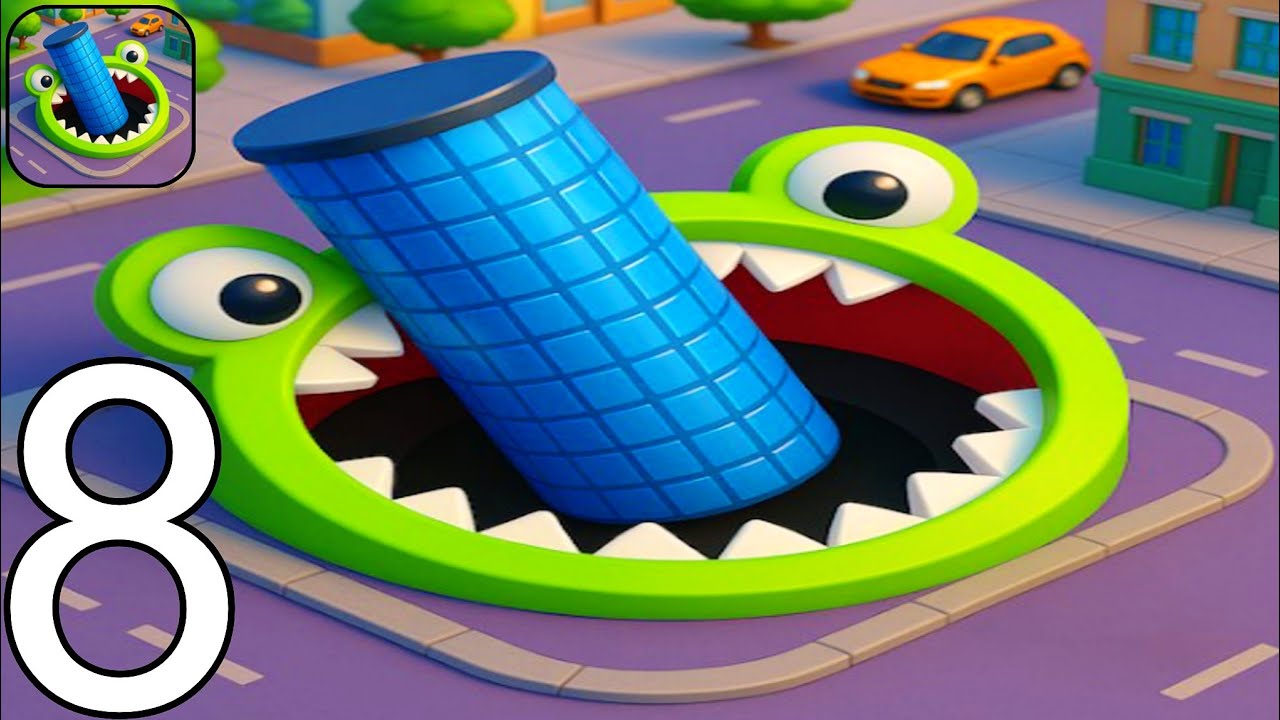 Hole.io - Gameplay Walkthrough Part 8 Tutorial NEW Mobile Game (Android,ios)